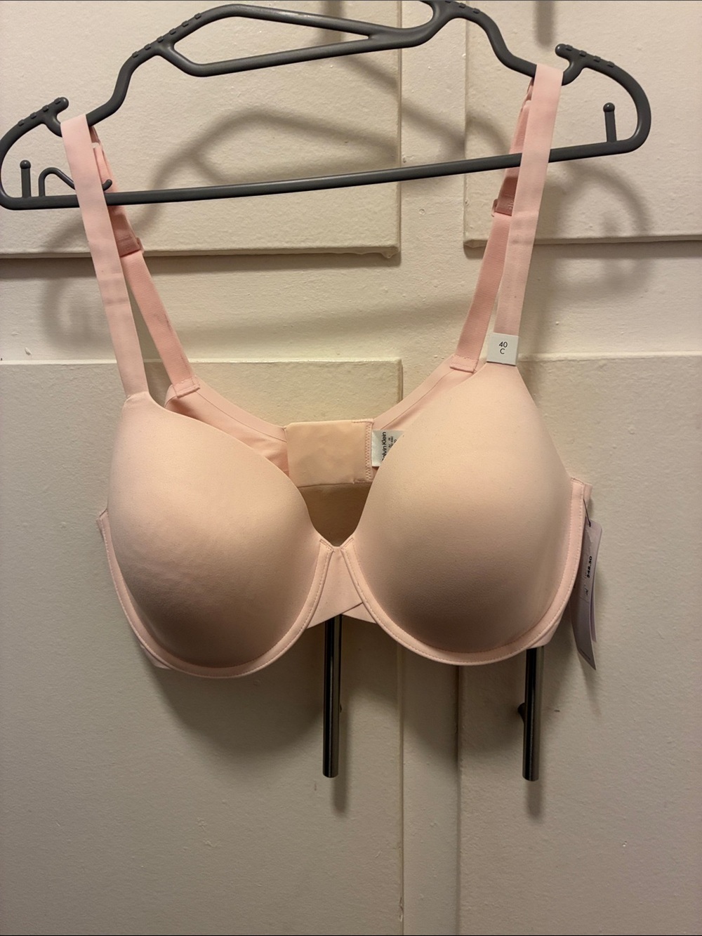 Calvin Klein Light Pink Molded T-Shirt Bra
